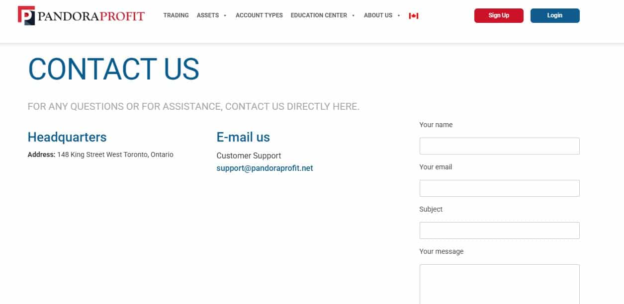 PandoraProfit Customer Support PandoraProfit Customer Support